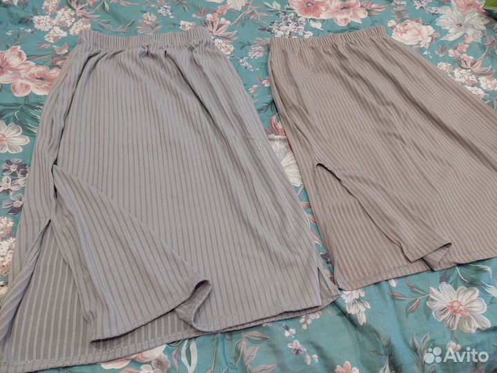 Юбка миди лапша