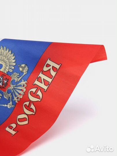 Флажок России, флаг России с гербом