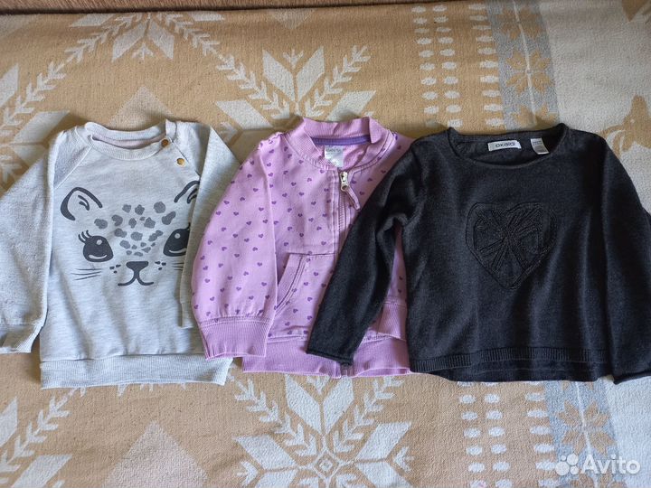 Одежда для девочки пакетом размер 86см