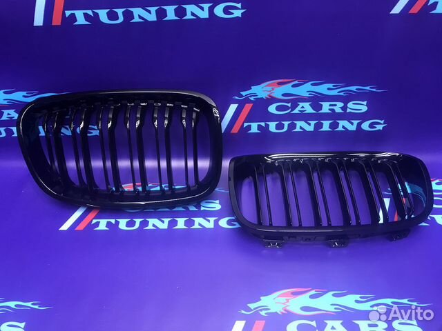 Решетка радиатора BMW F20 до рест глянец