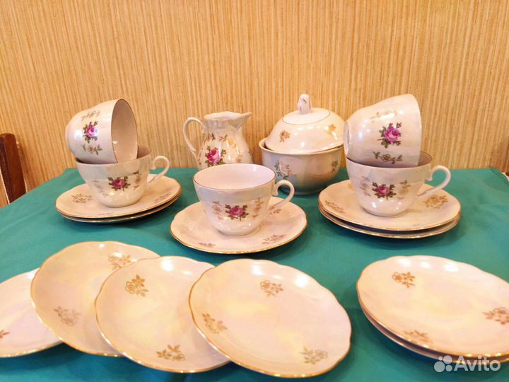 Сервиз чайный kahla фарфор гдр из СССР (19 предм)