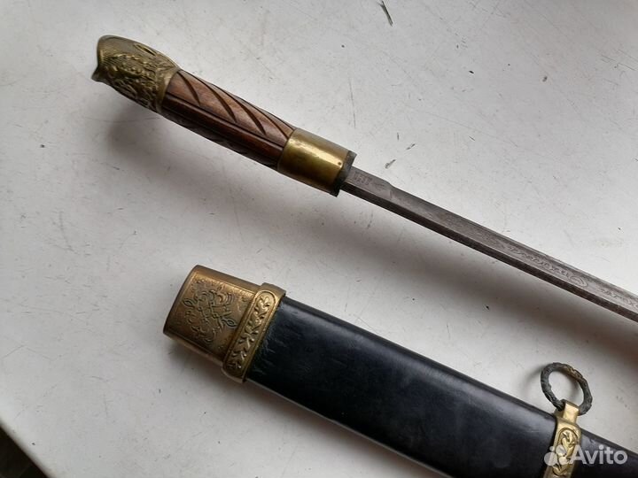 Шашка казачья с травлением на клинке в награду