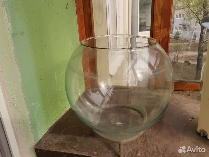 Аквариум круглый СССР