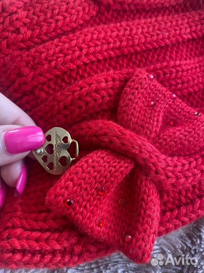 Шапка miss blumarine 5-7 лет. Италия