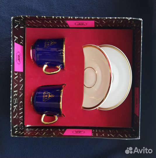 Чешский кофейный сервиз bohema