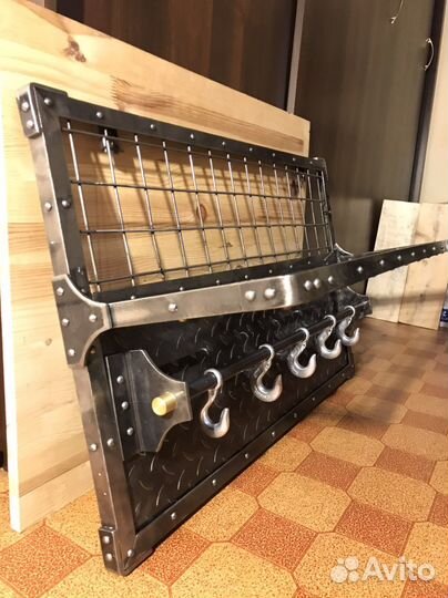 Вешалка настенная лофт