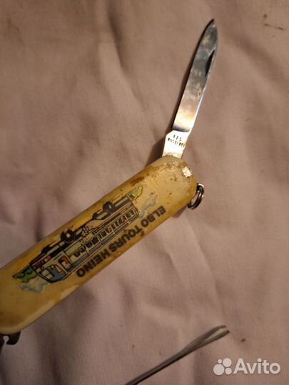 Винтажный сувенирный нож elbo tours heino