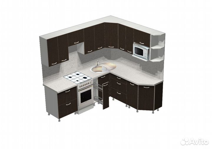 Кухня угловая