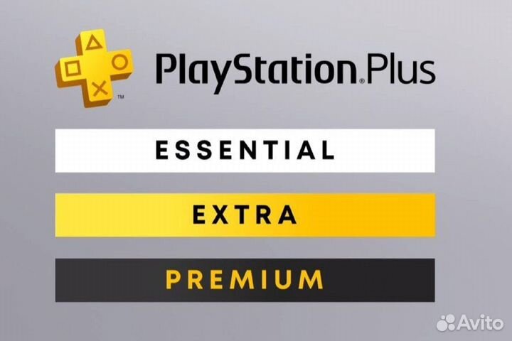Подписка PlayStation Plus Essential*Extra*Deluxe