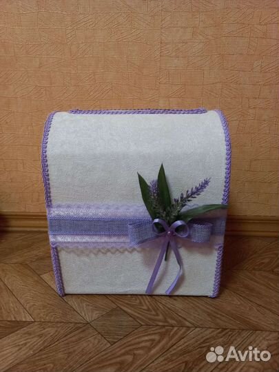 Свадебная коробка для денег