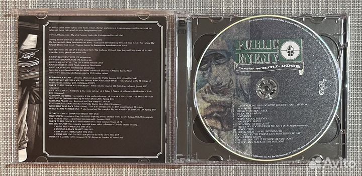 Public Enemy - New Whirl Odor CD+DVD USA