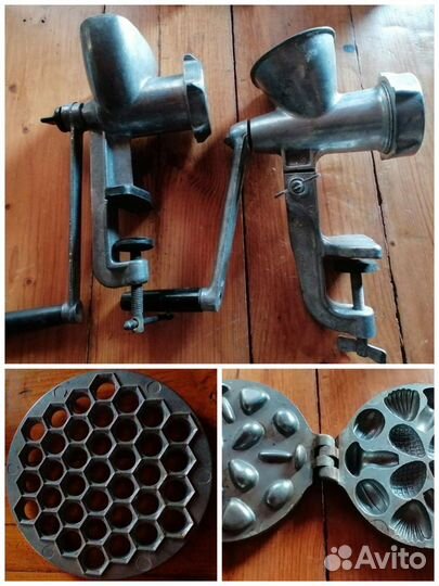 Мясорубки, пельменницы, вареницы, орешницы СССР ра