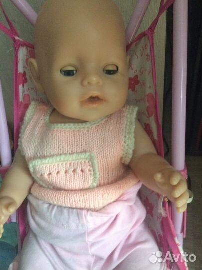 Пупс с коляской