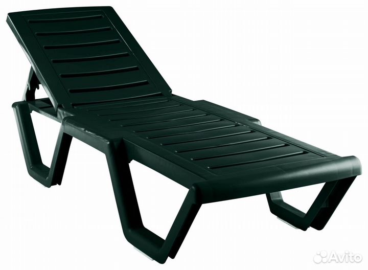 Шезлонг пластиковый