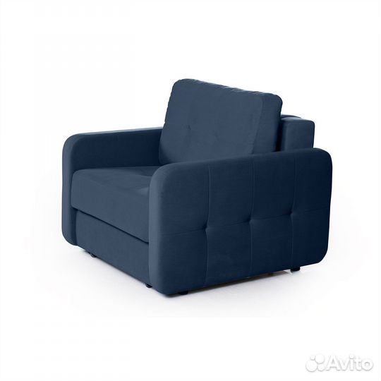 Karina-02 кресло-кровать велюр синий