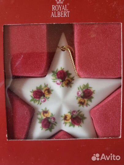 Елочные украшения Royal albert Old Country Roses