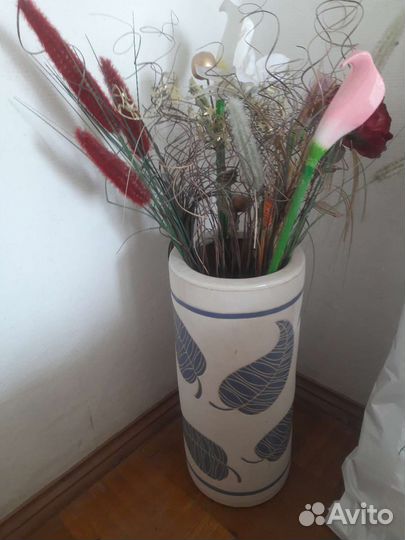 Напольная ваза большая 65 см Италия