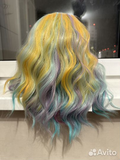 Парик разноцветный