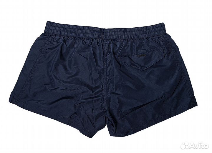 Шорты синие Diesel для плавания с логотипом