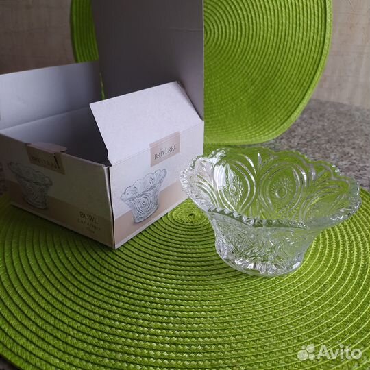 Салатники(хруст Богемия, стекло СССР)