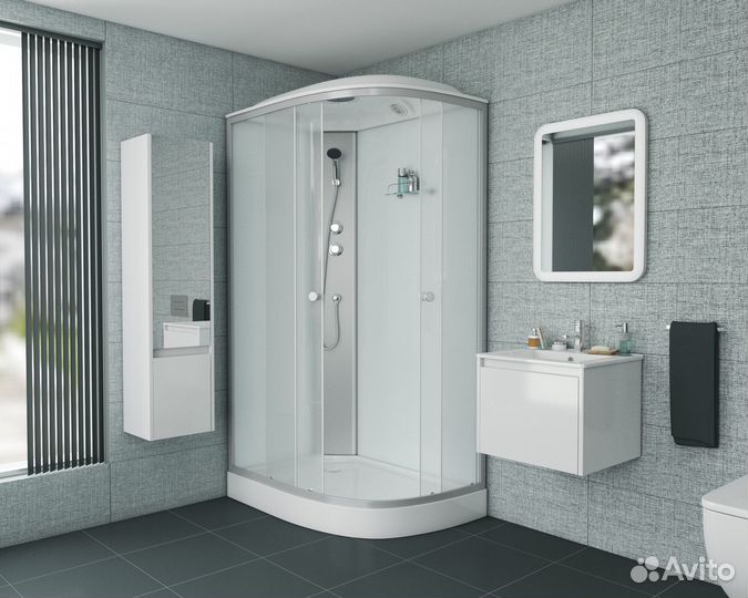 Душевая кабина Niagara Eco E120/80/13L/MT (120х80х215)