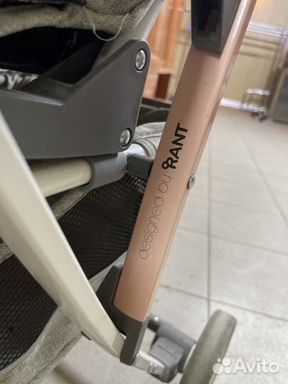 Прогулочная коляска rant Largo, lines peach