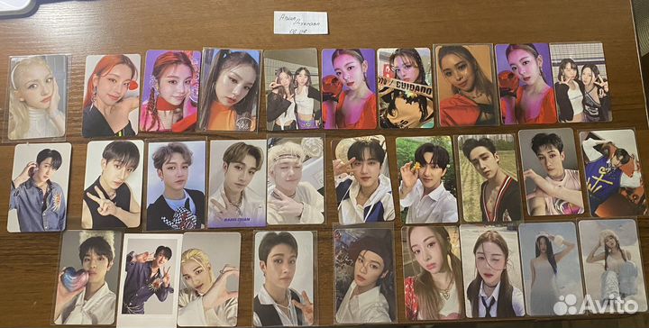 K pop карты stray kids, le sserafim,itzy,Somi
