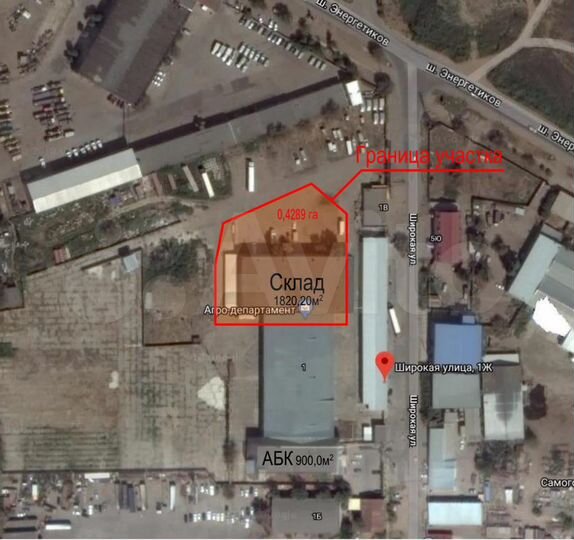 Склад, 1820 м²