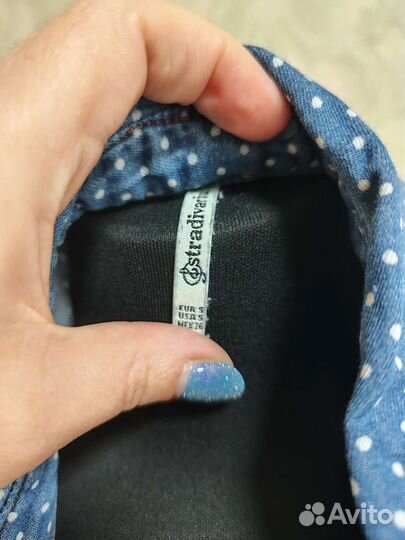 Джинсовая рубашка stradivarius
