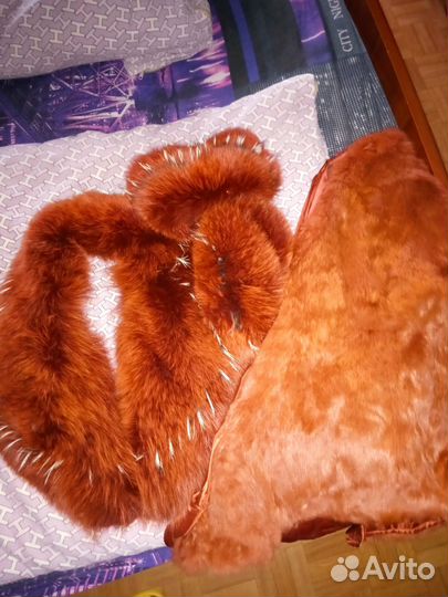 Меховой воротник лиса