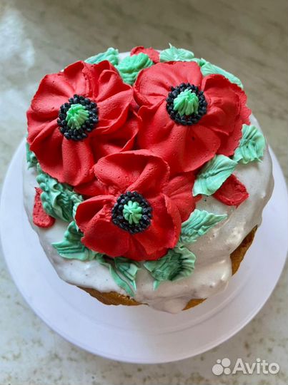 Пасхальный кулич, торты бисквитные, капкейки