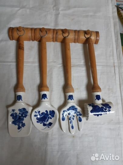 Набор кухонный,гжель