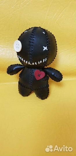 Кукла ручная работа кожа