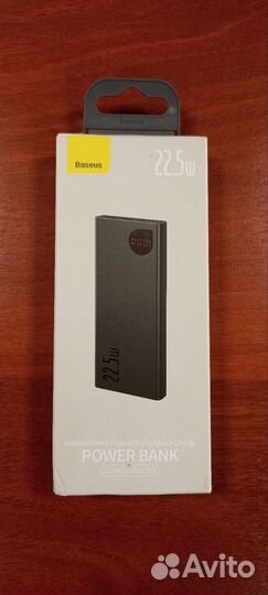Baseus Внешний аккумулятор, повербанк Adaman 10000