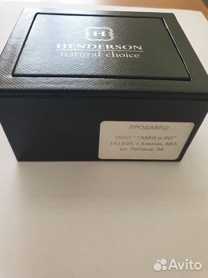 Запонки henderson