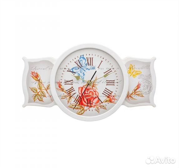 Часы настенные с росписью Прованс