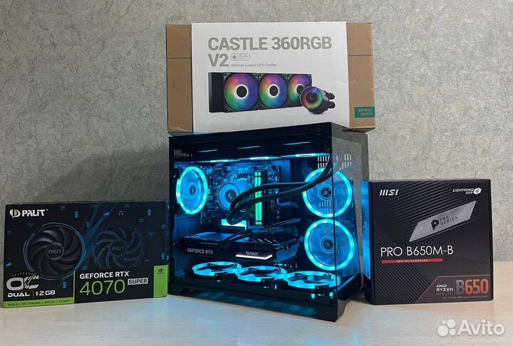 Игровой пк Ryzen 7500f/RTX 4070 Super/32GB DDR5