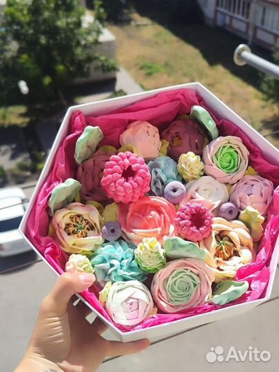 Зефирные букеты