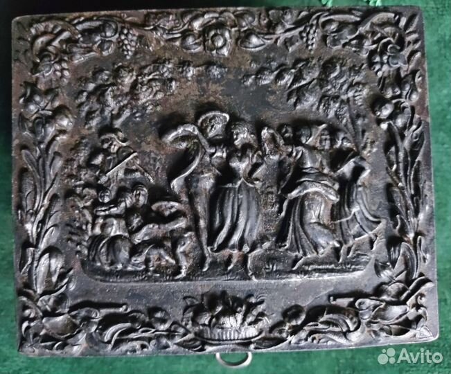 Шкатулка. Россия, Касли. П.Теплековъ, 1892 год