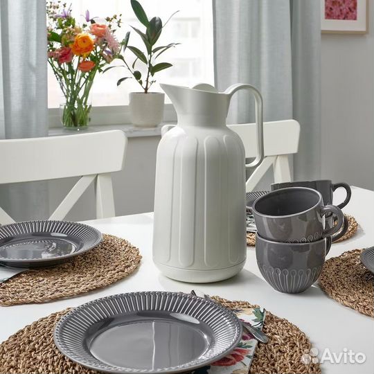 Taggoga IKEA термос кремовый 1,6 л