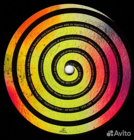 Виниловая пластинка Coldplay mylo xyloto (180 Gram