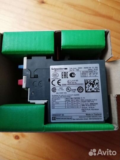 Тепловое реле перегрузки LRD21