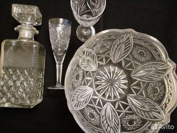 Хрустальная посуда СССР