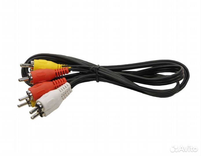 Кабель 3 RCA - 3 RCA тюльпаны