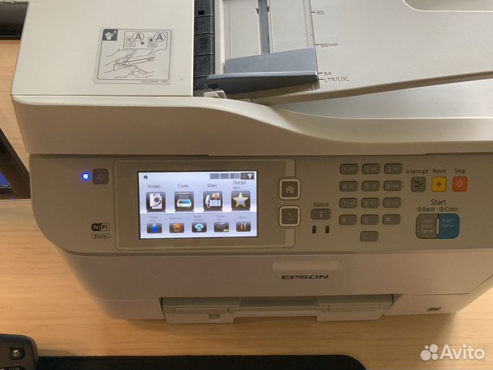 Струйный черно-белый мфу, Epson WF-5690: