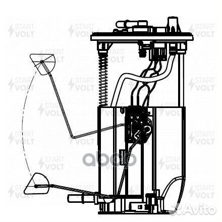 Бензонасос в сборе suzuki grand vitara 05- 2.0I