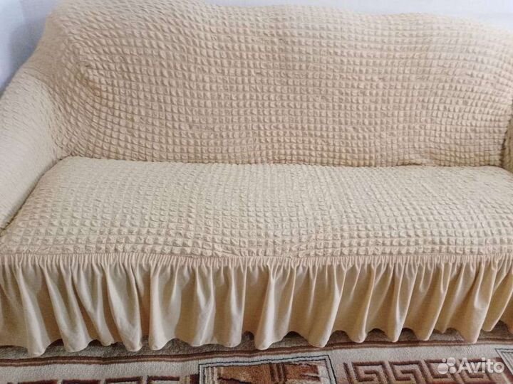 Чехол на диван и два кресла