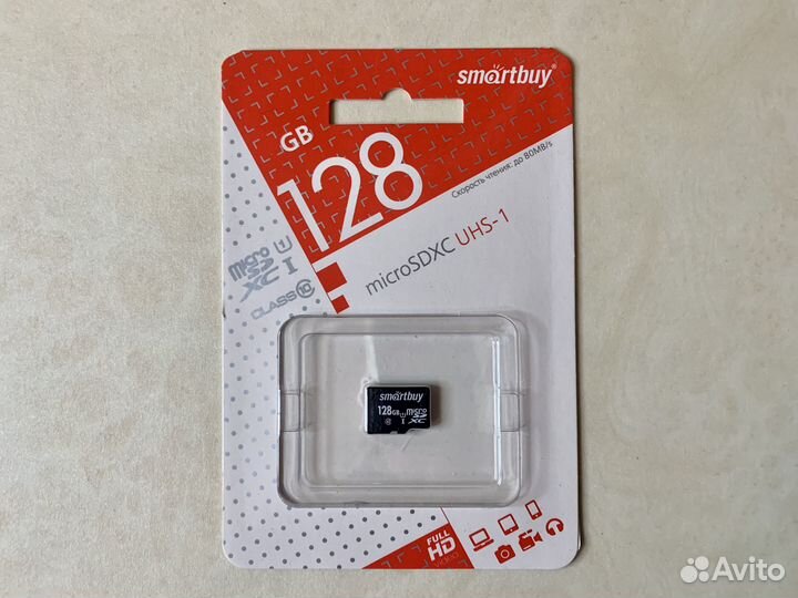 Карта памяти Smartbuy MicroSD 128gb