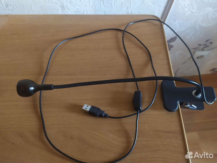 USB фонарик лампа с креплением