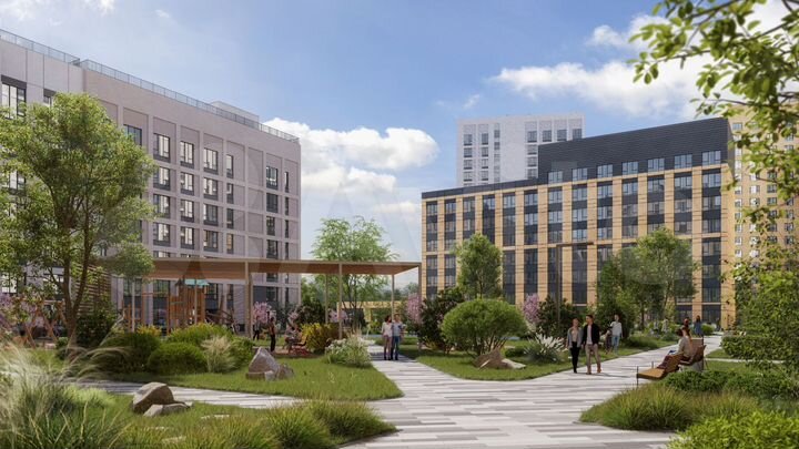 2-к. квартира, 58 м², 6/16 эт.